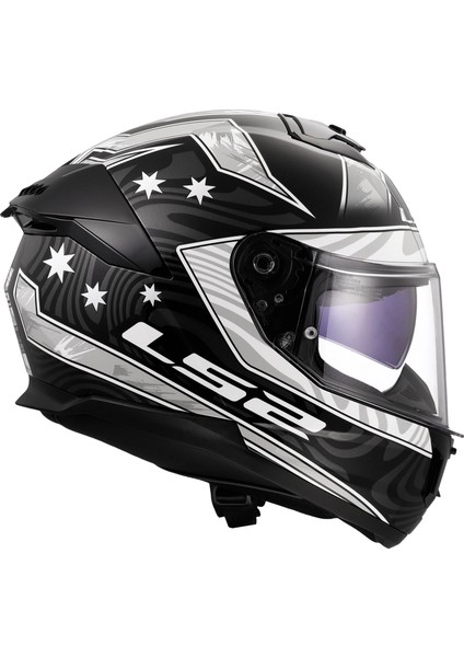 Stream 2 Galdam Siyah-Beyaz Kask