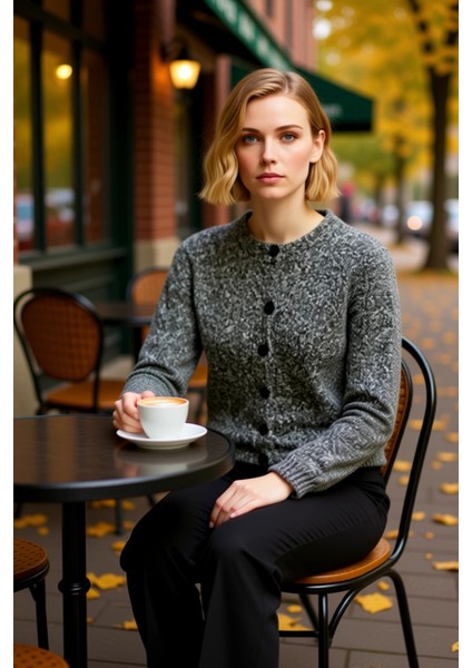 Kadın Dokulu Buklet Iplikli Triko Hırka Günlük Stilinizi Tamamlayan Konforlu ve Şık Bir Parça fiyatları