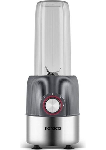 Kişisel Smoothie Blender, Antrasit Renkli, Pratik ve Şık Tasarım