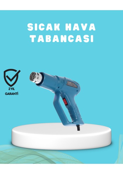 2000W Sıcak Hava Üfleme Tabancası Seramik Rezistanslı Profesyonel