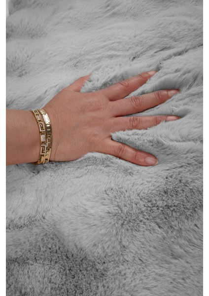 Premium Deri Taban, Yüksek Tüylü Yumuşak,bubble Post Banyo Paspası 2'li 100X60 - 60X50 cm fırsatları