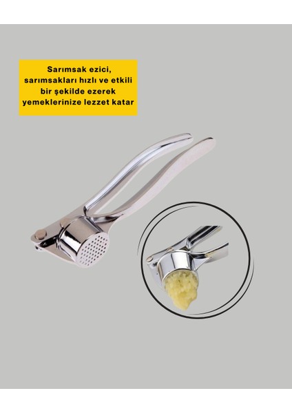 Metal Sarımsak Ezici Ergonomik Tutma ve Güçlü Presleme fiyatları