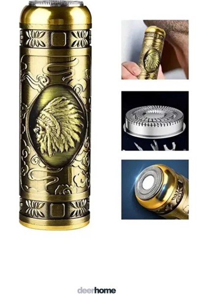 Mini Şarjlı Traş Makinesi, Şık ve Taşınabilir Vintage Tasarım ile Kullanıma Hazır fiyatları