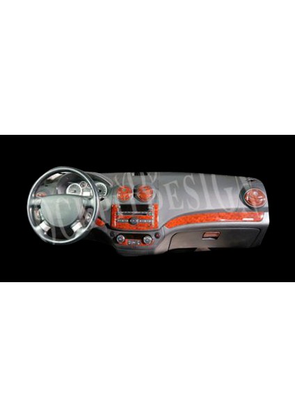 Chevrolet Aveo Konsol-Torpido Kaplama 2006 21 Parça Karbon