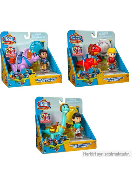 Dino Ranch 2 Li Figür Paketi 7,5 cm