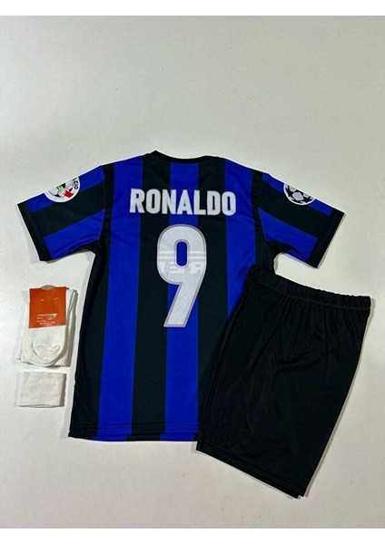 Inter Kısa Kol Inter Milano Ronaldo Çocuk Forması 4 Lü Set Forması