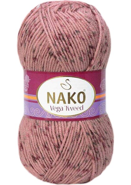 5 Adet Vega Tweed Premium Akrilik El Örgü Ipi Yünü No: 31760 fırsatları