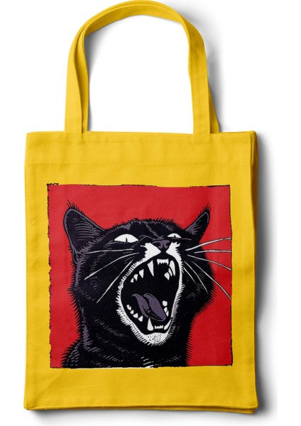 Gabardin Bez Çanta – Angry Cat Tasarım - 35X40