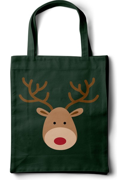 Gabardin Bez Çanta – Ren Geyiği Rudolph Tasarım - 35X40