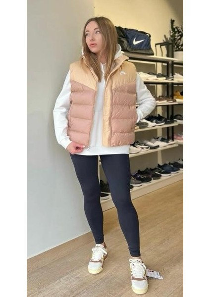 Sportswear Therma Fit Kadın Krem Günlük Yelek fiyatları