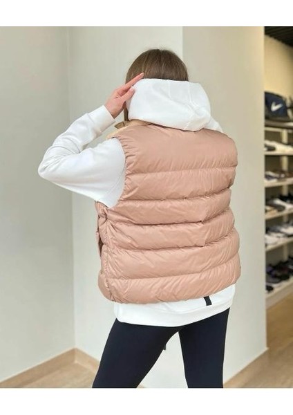 Sportswear Therma Fit Kadın Krem Günlük Yelek fırsatları