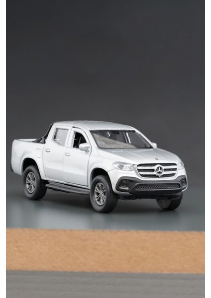 Gri Mercedes X250 Açılır Kapı Çek Bırak Oyuncak Araba 1:32 Ölçek 11 cm