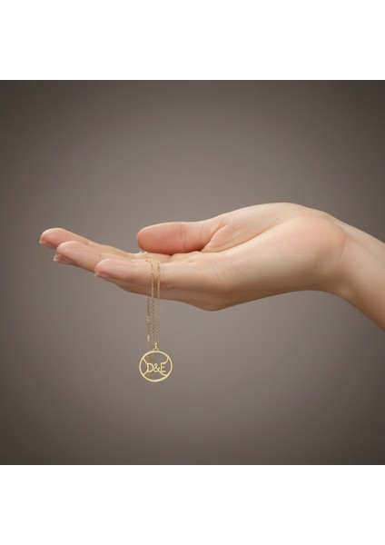 8 Ayar Altın Kolye Ucu D&e GM10844 0.5 gr fiyatları