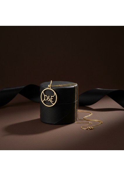 8 Ayar Altın Kolye Ucu D&e GM10844 0.5 gr modelleri