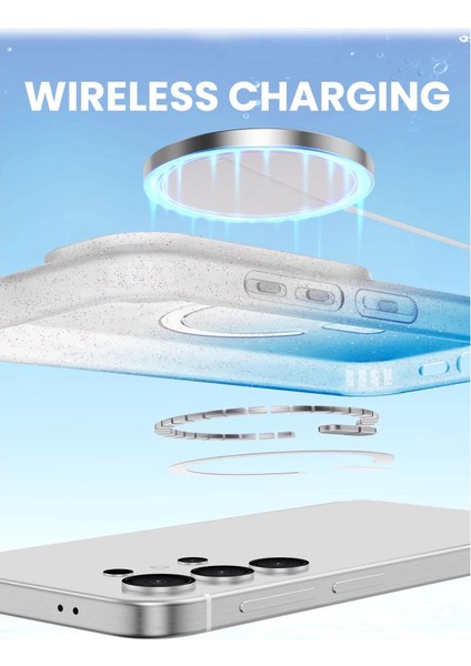 Samsung Galaxy S25 Ultra Pummel Shiny Magsafe Kapak - Siyah fırsatları