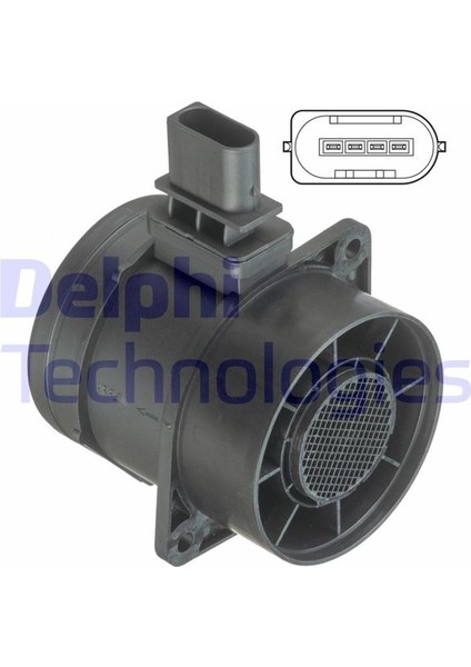 Delphı AF10365-12B1 Hava Akıs Metre Mercedes OM642 OM646 OM651 W639 B901>B906 B907 B910 . Vw Crafter 30-35-50 A0000943248-2E0906461C