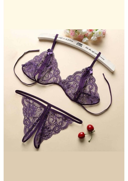 Kadın Dantelli Sütyen Külot Takımı 5'li Set indirimleri