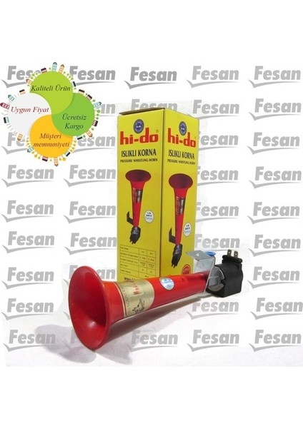 Hido 12 Volt Tazyikli Islık Korna HD610B (473760081)