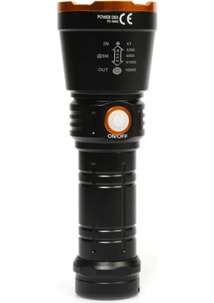 PD-6682 1000 Lümen 15 Watt Profesyonel Şarjlı El Feneri fırsatları