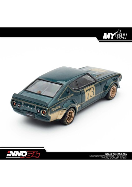 Inno 1/64 Nissan Skyline 2000 Gt-R (KPGC110) Racing Concept Green fırsatları
