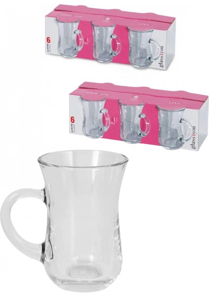 Kulplu Çay Bardağı 12'li Set Paşabahçe Glass You fiyatları