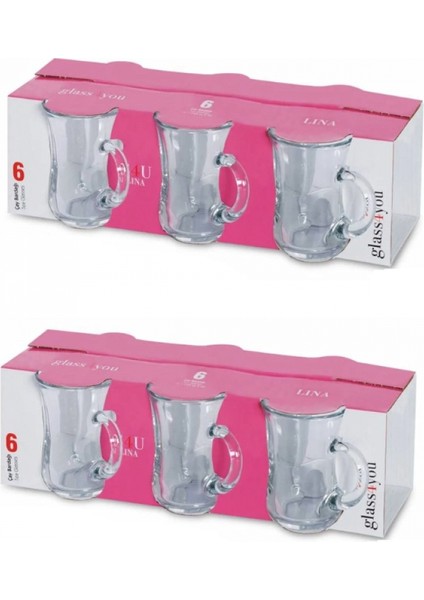 Kulplu Çay Bardağı 12'li Set Paşabahçe Glass You indirimleri