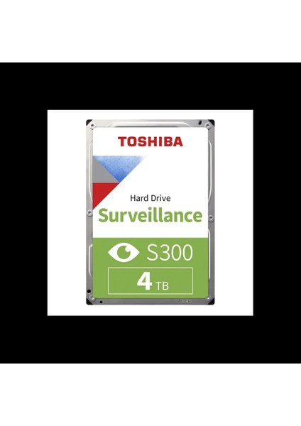 Toshıba S300, HDWT840UZSVA, 3.5", 4tb, 256MB 5400 Rpm, 7/24 Güvenlik HDD