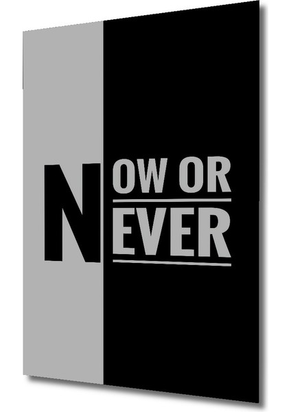 Dekoratif Ahşap Kare Şimdi Ya Da Asla Tablosu Ev/ofis/işyeri/salon/mutfak/banyo Tablo fiyatları