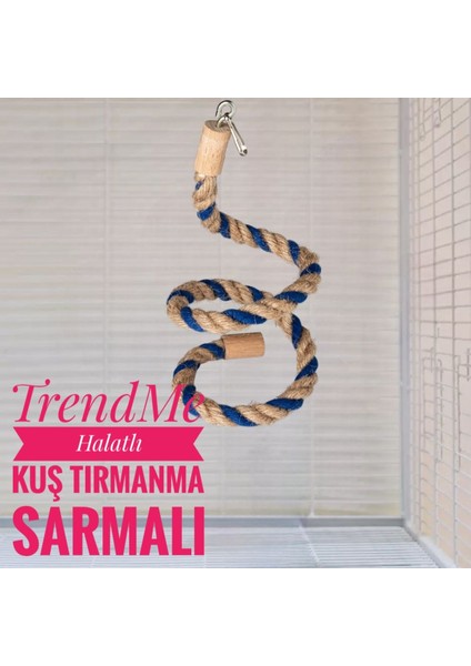 Trendme Esnek Renkli Kuş Tırmanma Oyuncağı ( Mavi ) fiyatları