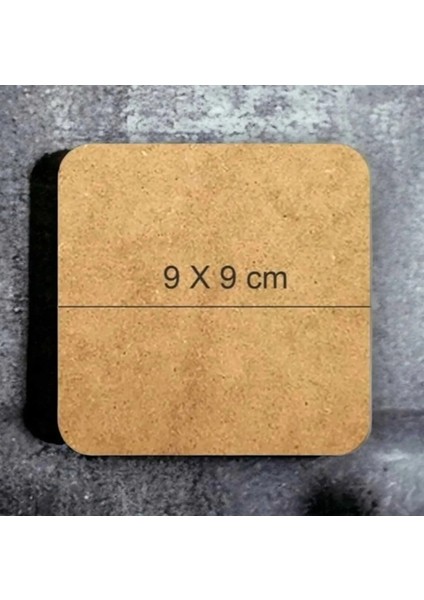 Kardan Adam Mutlu Yıllar - Yılbaşı - Yeni Yıl - Merry Christmas Ahşap Bardak Altlığı Seti 6 Adet fiyatları