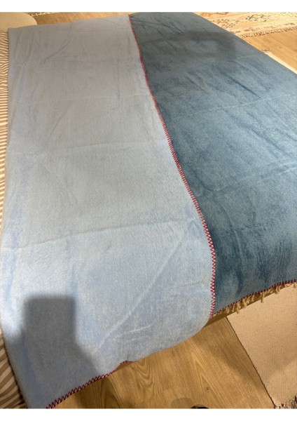 Bohemhouse Çift Taraflı Iki Renk Düz Pamuklu Kalın Yumuşak Battal Boy Battaniye 2000GR 200X220CM fırsatları