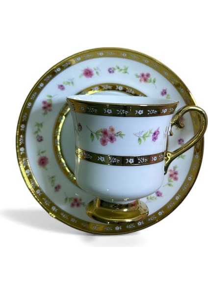 Porselen Ayaklı Fincan Takımı 6lı 90 cc (RSY-238) fiyatları