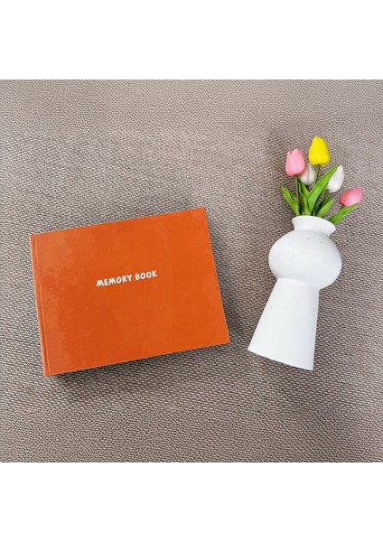 Fotoğraf Albümü - 4r (10X15 Cm) 52 Pozluk Kumaş Dokulu Anı Defteri