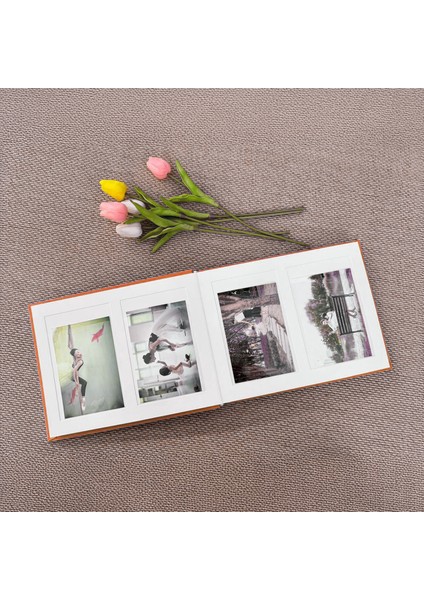 Fotoğraf Albümü - 4r (10X15 Cm) 52 Pozluk Kumaş Dokulu Anı Defteri fiyatları