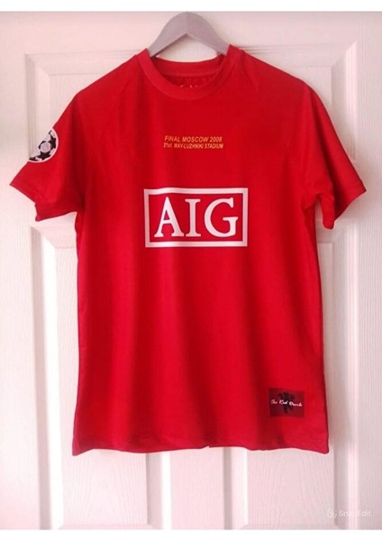 Ronaldo Kırmızı Retro Forması Kısa Kol indirimleri