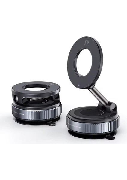 Manyetik Vakumlu Araç Içi Telefon Tutucu - 360 Derece Dönebilen Ayaklı indirimleri