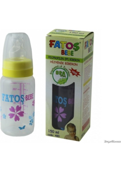 150ML Pp Plastik Biberon Renkli, Hafif ve Sağlam, Güvenle Kullanım