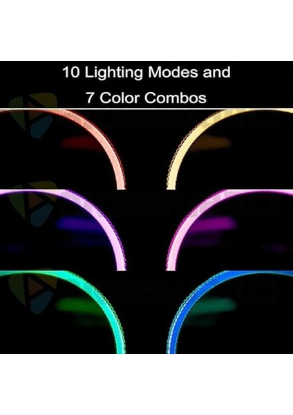 80X30CM Büyük Boy Xxl Resimli Desenli Mousepad Rgb LED Işıklı Gaming Gamer Oyuncu Mouse Pad (Frekans) indirimleri