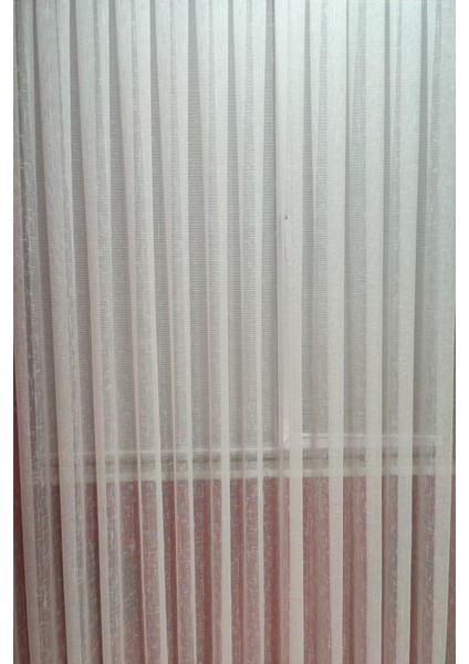 1/3 Sık Pileli Naturel Keten Tül Perde Ütü Istemez Her Odaya Uygun Özel Ölçü