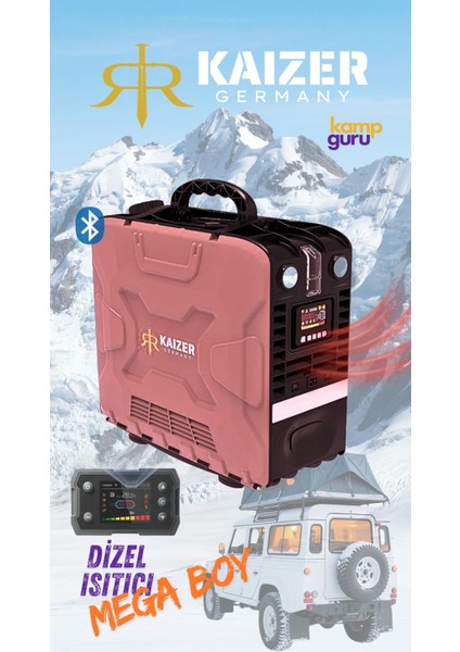 Kaizer Pro Dizel Isıtıcı - LED Ortam Aydınlatmalı fırsatları