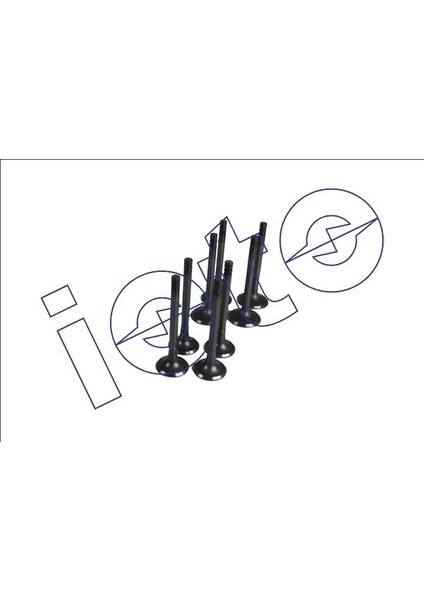 Subap Takımı 4 In + 4 Ex (Nitrasyonlu) Renault R9 In (34.1*7*90.7) Ex (29*7*89)