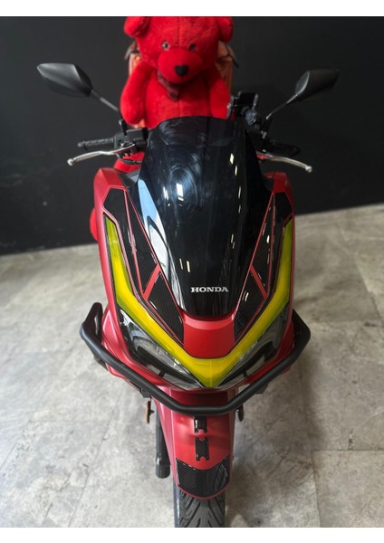 Honda Pcx 2025 Motosiklet Far Sticker Etiket Modeli Sarı