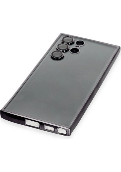 Samsung Galaxy S22 Ultra Kılıf Lensli Silikon - Siyah modelleri