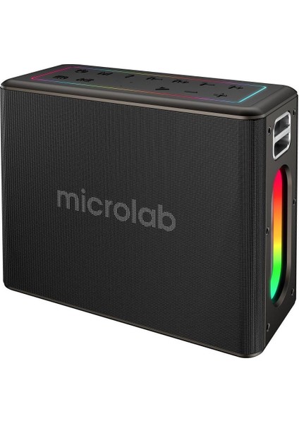M60 Vega 100W Rgb 2 Adet Kablosuz Mikrofonlu Bluetooth Karaoke Hoparlör (15.000MAH Batarya) fiyatları