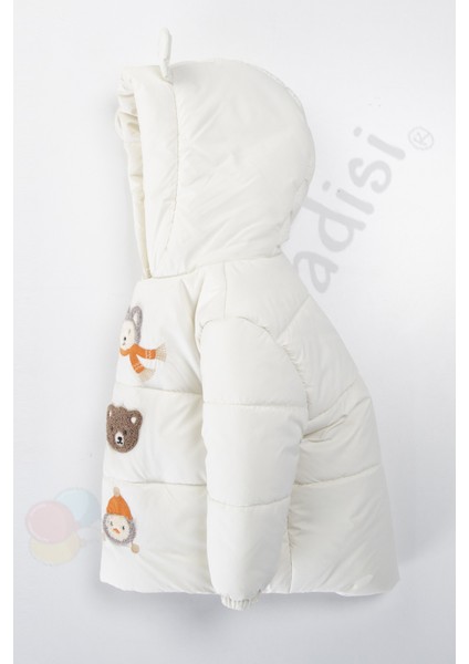 Su Geçirmez Içi Kürklü Peluş Fermuarlı Kalın Kapüşonlu Şişme Kar Kışlık Erkek Bebek Mont Çocuk Kaban modelleri