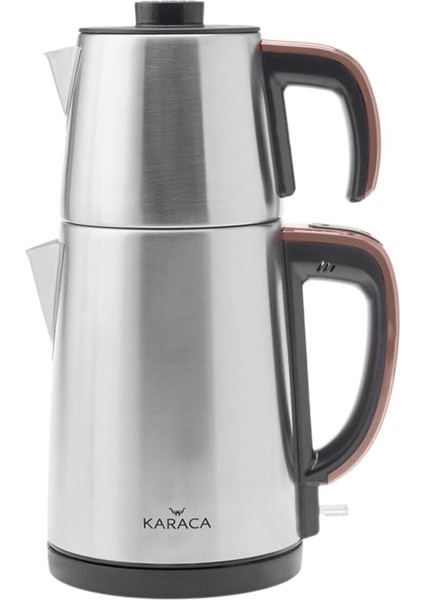 Şık Rosegold Çay Makinesi, Hızlı Demleme, Kullanım Kolaylığı, Modern Tasarım