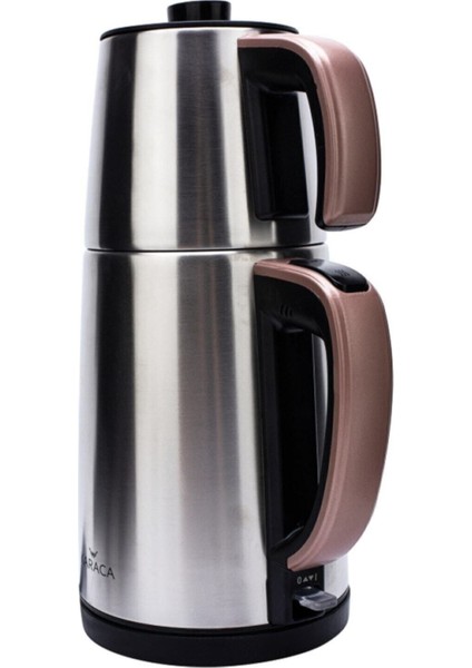 Şık Rosegold Çay Makinesi, Hızlı Demleme, Kullanım Kolaylığı, Modern Tasarım fiyatları