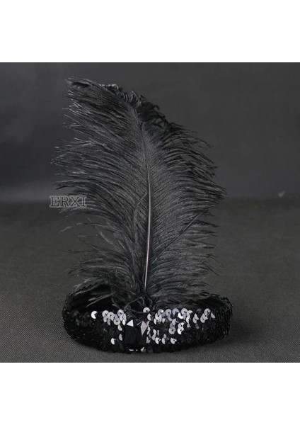 Yılbaşı Saç Tüyü Saç Bandı Siyah Renk fırsatları