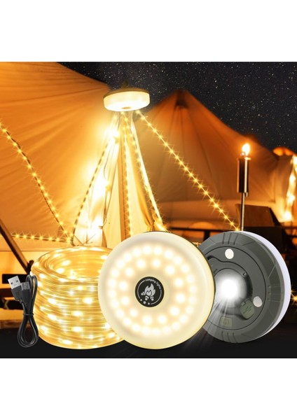 Güneş Enerjili Makara LED Kamp Lambası fırsatları