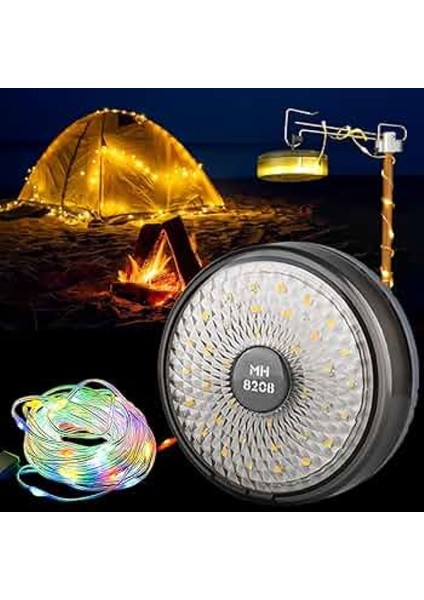 Güneş Enerjili Makara LED Kamp Lambası